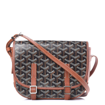 Goyard Goyardine Belvedere PM Messenger Bag Black Gold 1 of 16