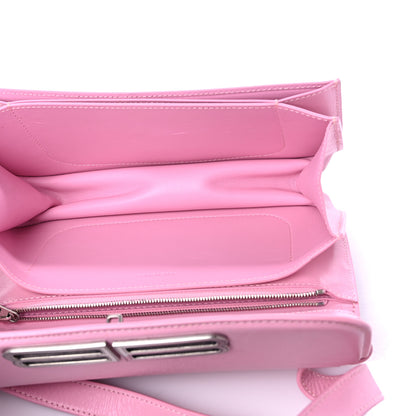 Balenciaga Calfskin Stripe Embossed Small Gossip Bag Candy Pink 4 of 12