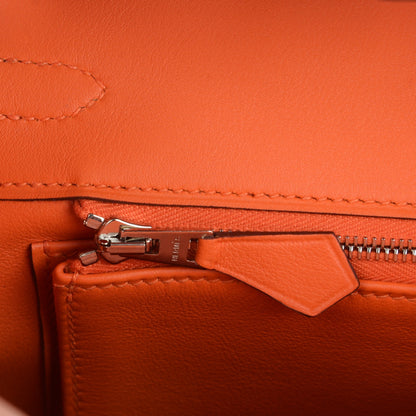 Hermes Swift Birkin 25 Orange 12 of 24