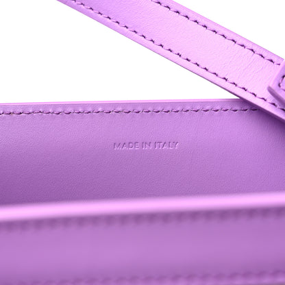 Celine Canvas Calfskin Logo Print Small Vertical Cabas Lilac 9 of 10