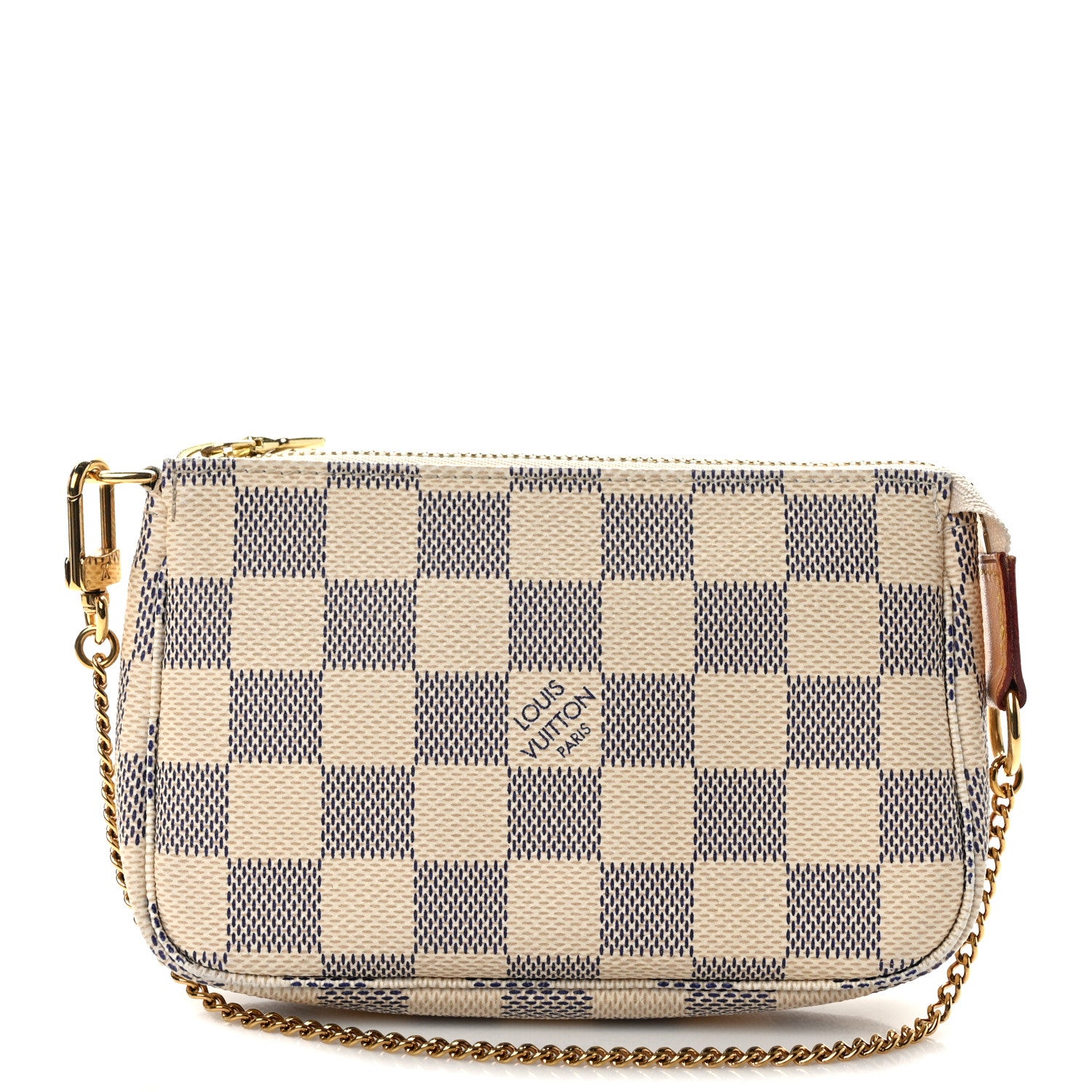 Louis Vuitton LOUIS VUITTON Damier Azur Mini Pochette Accessories 1 of 6