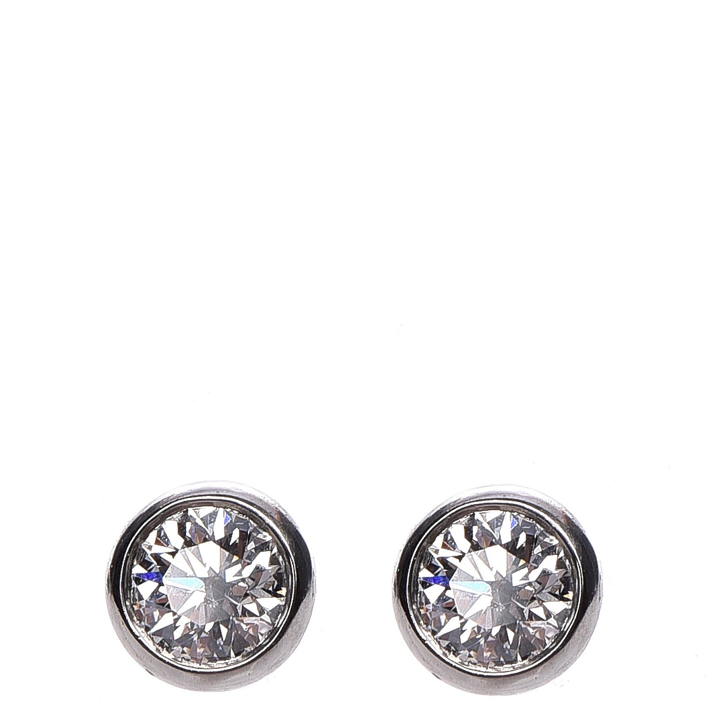 Platinum Diamond .34ctw Elsa Peretti Diamonds By The Yard Earrings