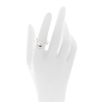 Tiffany Sterling Silver Atlas Round Medallion Ring 53 6.5 2 of 6