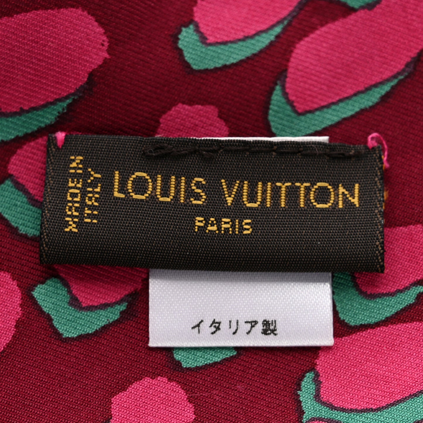 Silk Leopard Bandeau Rouge Fauviste