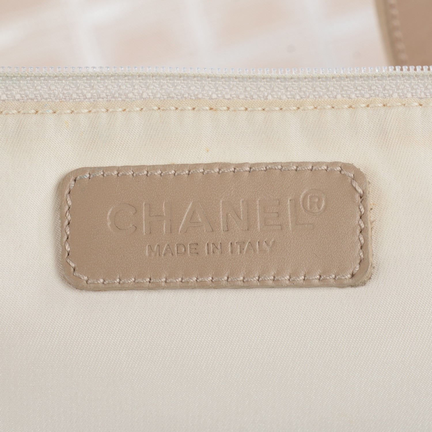 Chanel Nylon Medium Travel Tote Beige 6 of 8