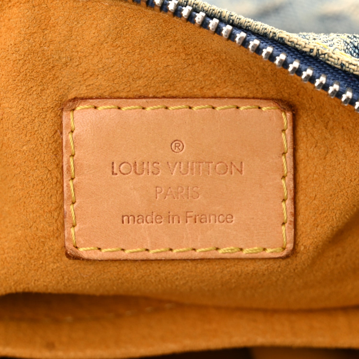 Louis Vuitton Monogram Denim Baggy PM Blue 6 of 10