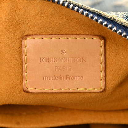 Louis Vuitton Monogram Denim Baggy PM Blue 6 of 10