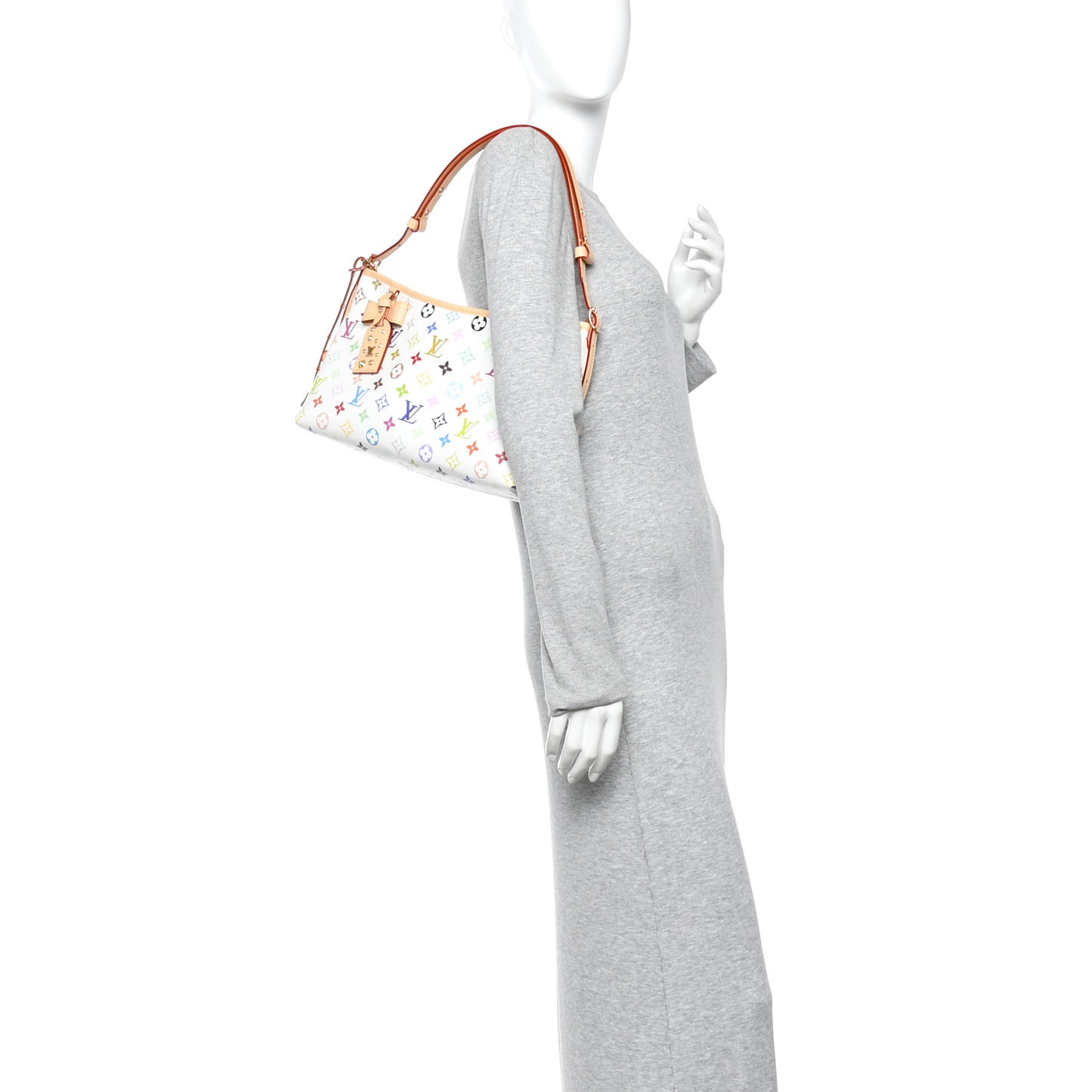 LV X TM Monogram Multicolor CarryAll East West White