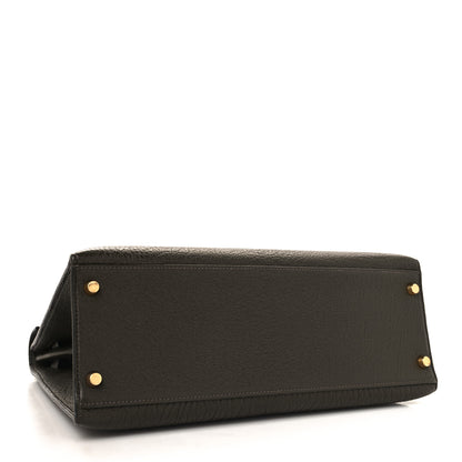 Hermes Chevre De Coromandel Kelly Sellier 32 Cocoan 4 of 14