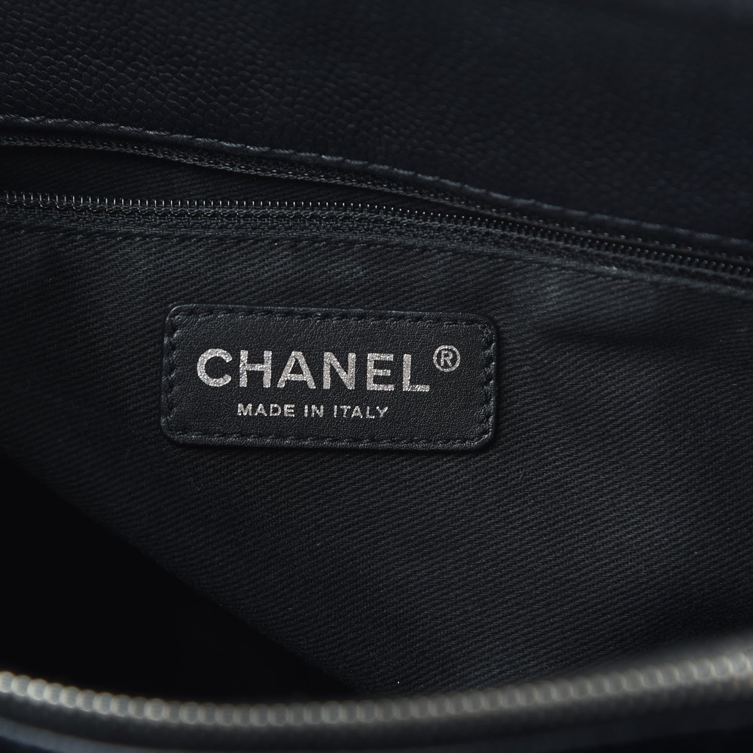 Chanel Caviar Quilted Grand Shopping Tote GST Black 6 of 17