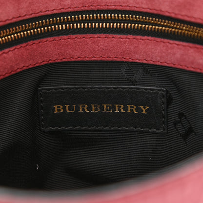 Burberry Signature Grain Medium Mildenhall Crossbody Bag Red 6 of 11