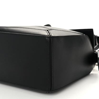 Loewe Satin Calfskin Small Puzzle Bag Black 9 of 10