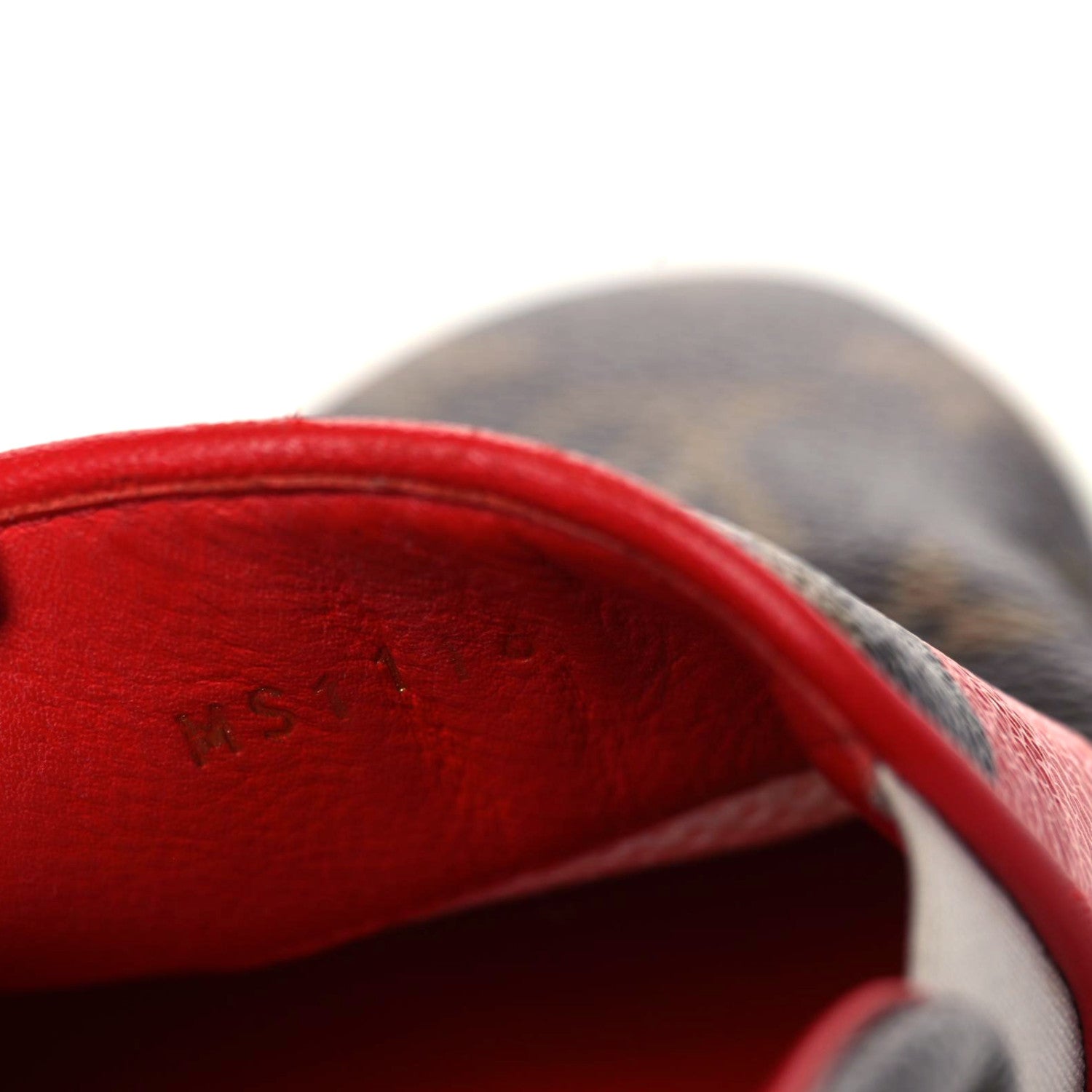 Louis Vuitton Monogram Frontrow Slip On Sneakers 38 Rouge 9 of 10