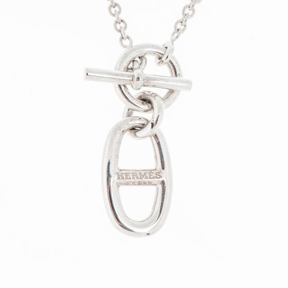 Hermes Sterling Silver Amulette Chaine d'Ancre Necklace 4 of 4
