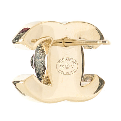 Chanel Metal CC Turnlock Earrings Gold 4 of 4