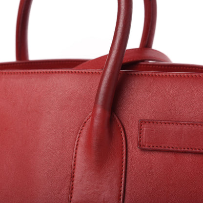 Saint Laurent Calfskin Small Sac De Jour Lipstick Red 13 of 14