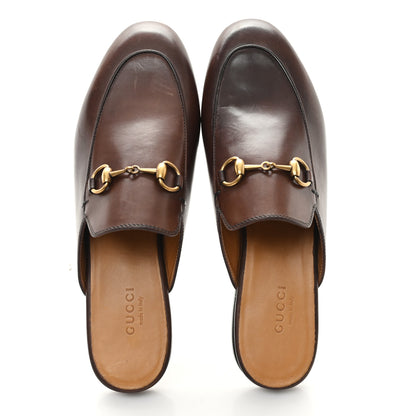 Gucci Calfskin Womens Princetown Slippers 36.5 Fondente Brown 2 of 10