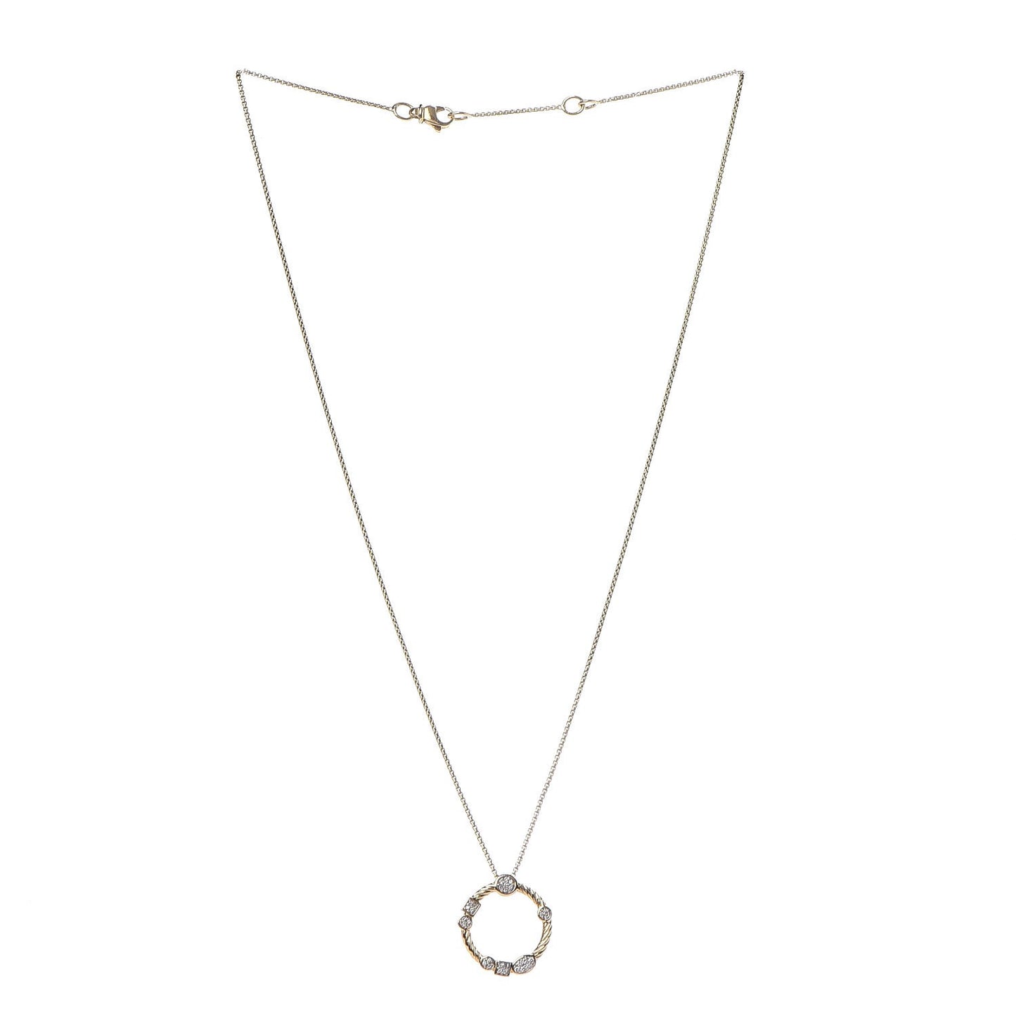 18K Yellow Gold Diamond Confetti Necklace
