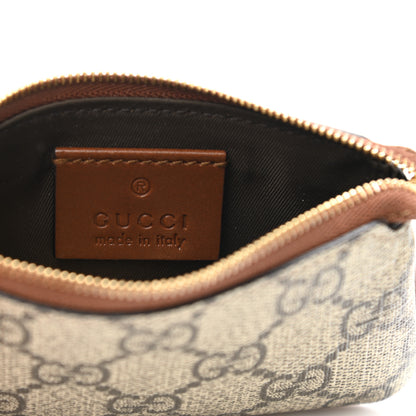 Gucci GG Supreme Monogram Key Case Brown 6 of 8