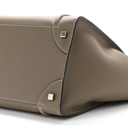Celine Drummed Calfskin Mini Luggage Souris 12 of 14