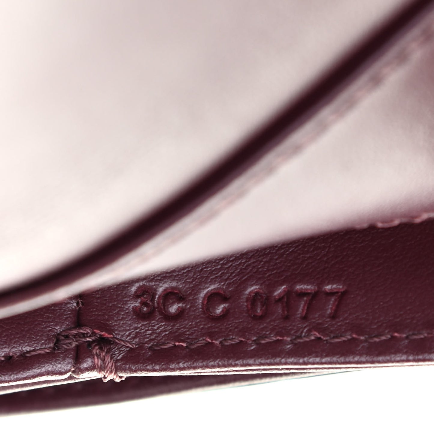 Calfskin Duetto Crossbody Bag Burgundy Pink