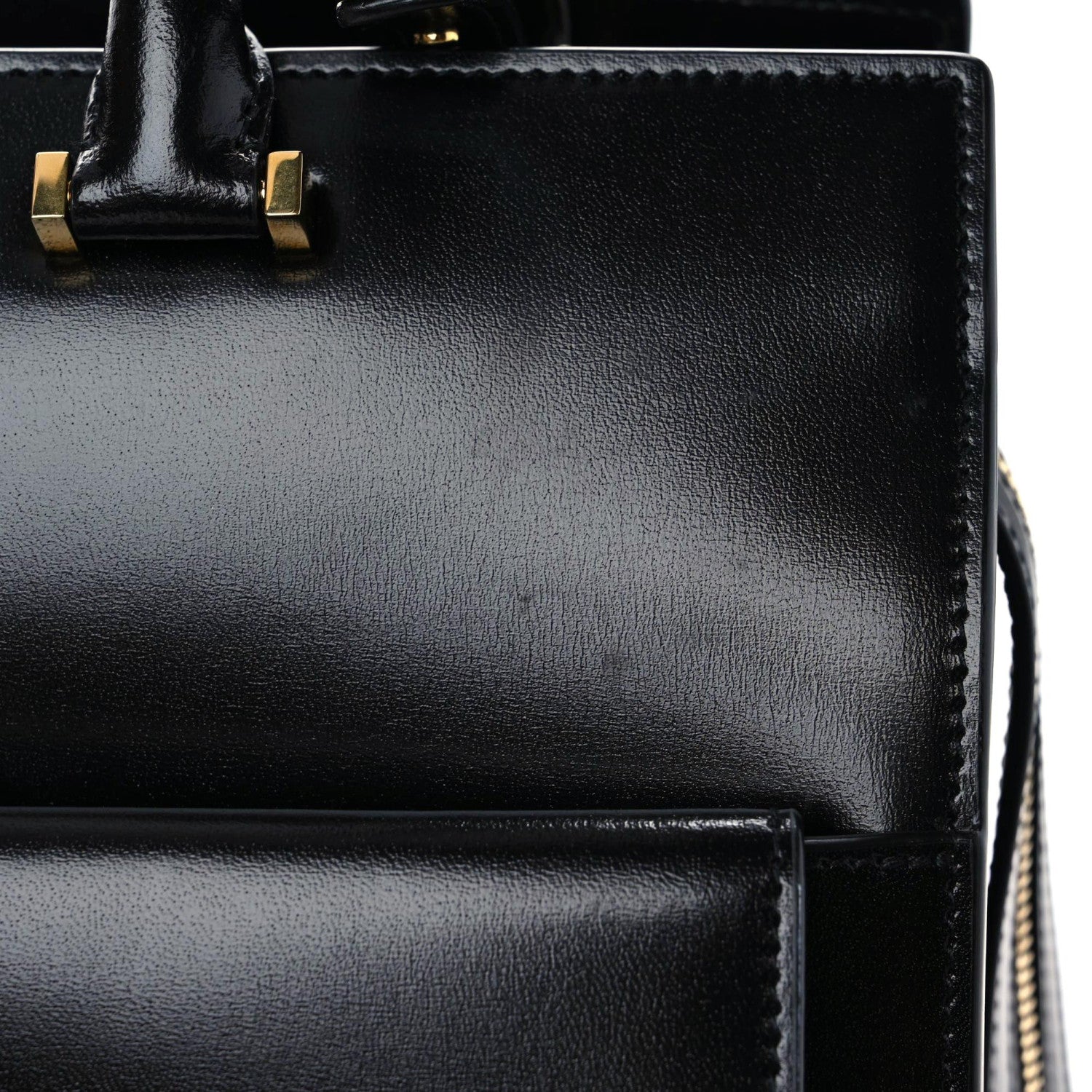 Saint Laurent Shiny Calfskin Large Uptown Tote Black 13 of 24