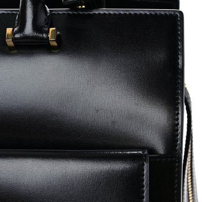 Saint Laurent Shiny Calfskin Large Uptown Tote Black 13 of 24