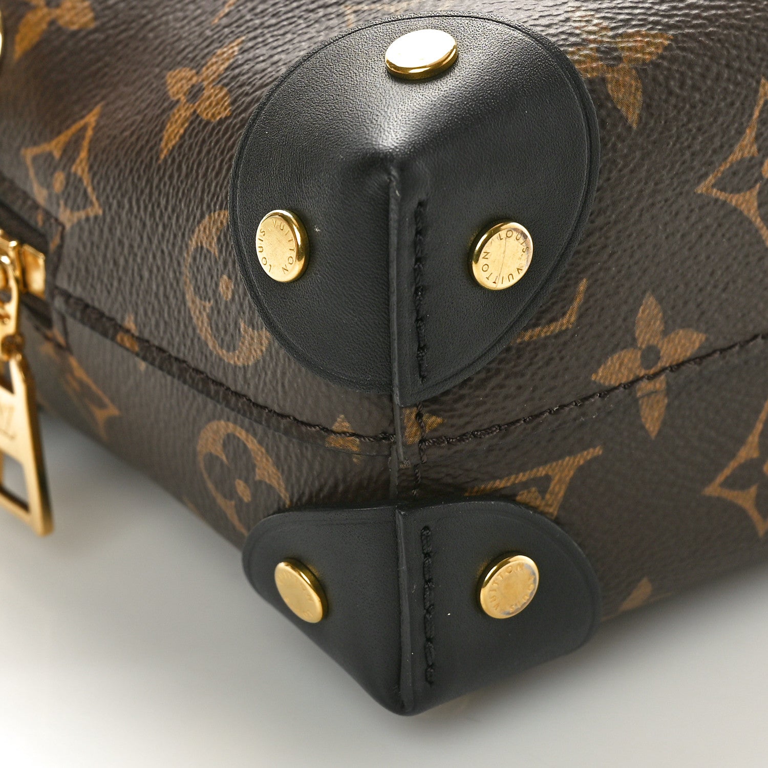 Louis Vuitton Monogram Petite Malle Souple Black 8 of 9