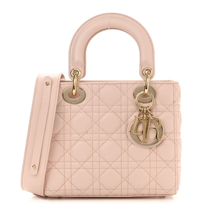 Christian Dior Lambskin Cannage Small My ABCDior Lady Dior Blush 1 of 9