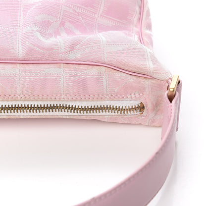 Chanel Nylon Travel Ligne Hobo Pink 13 of 13