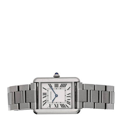 Cartier Stainless Steel 24mm Tank Solo Quartz Watch 2 of 5