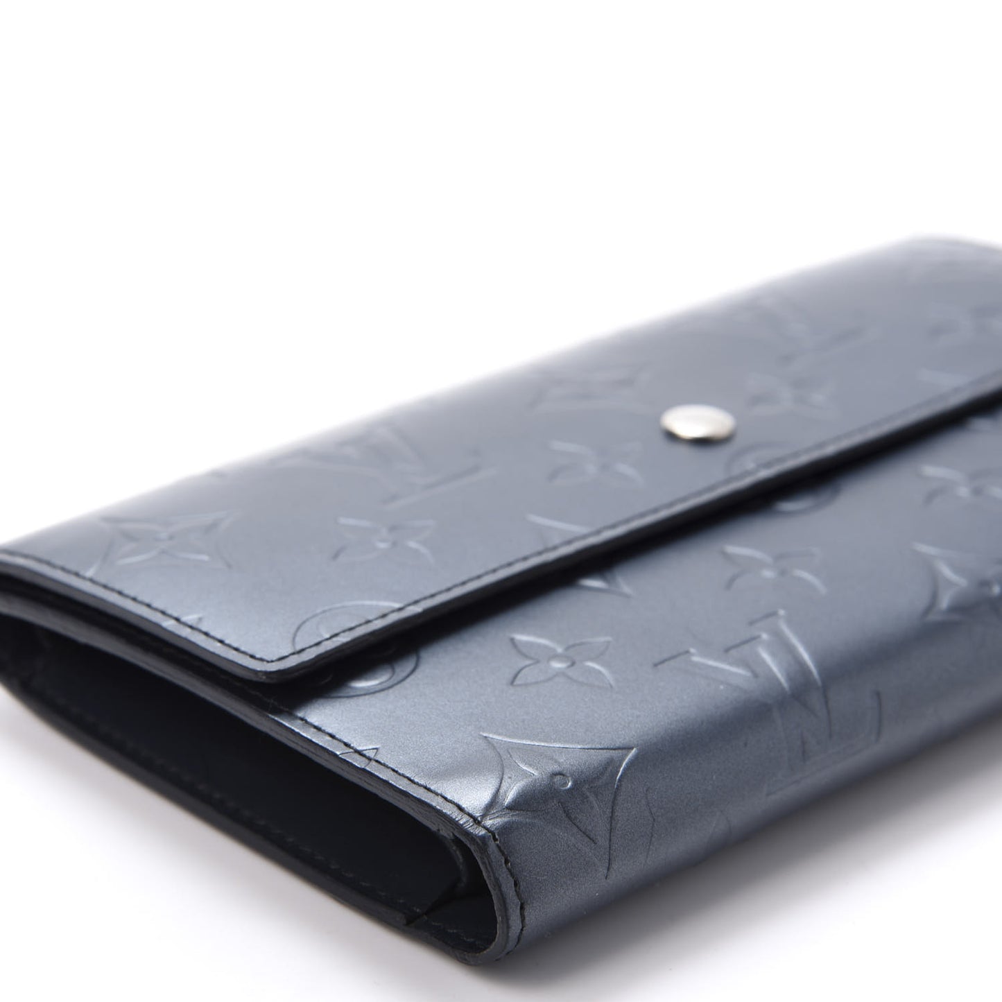 Mat Monogram Porte Tresor International Wallet Blue