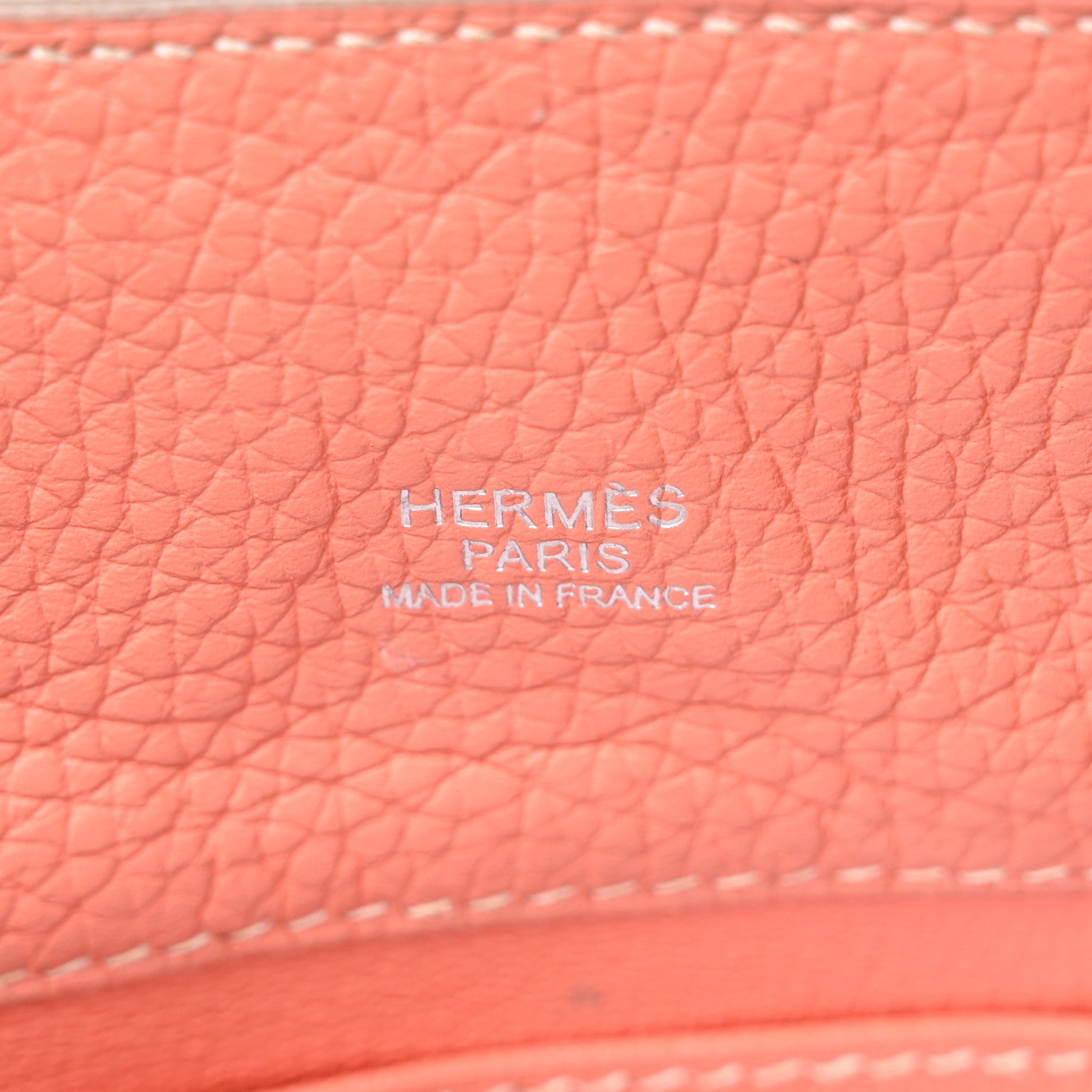 Hermes Taurillon Clemence Verso So Kelly 22 Gris Perle Crevette 5 of 18