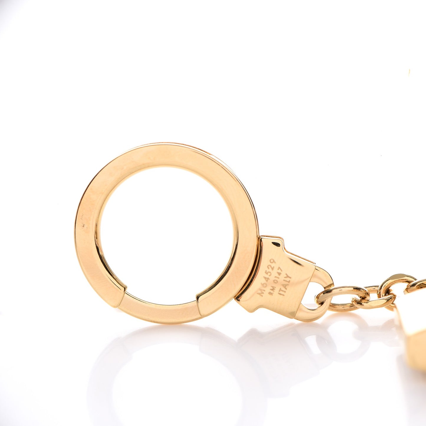 Lock Me Strass Chain Bag Charm Key Holder