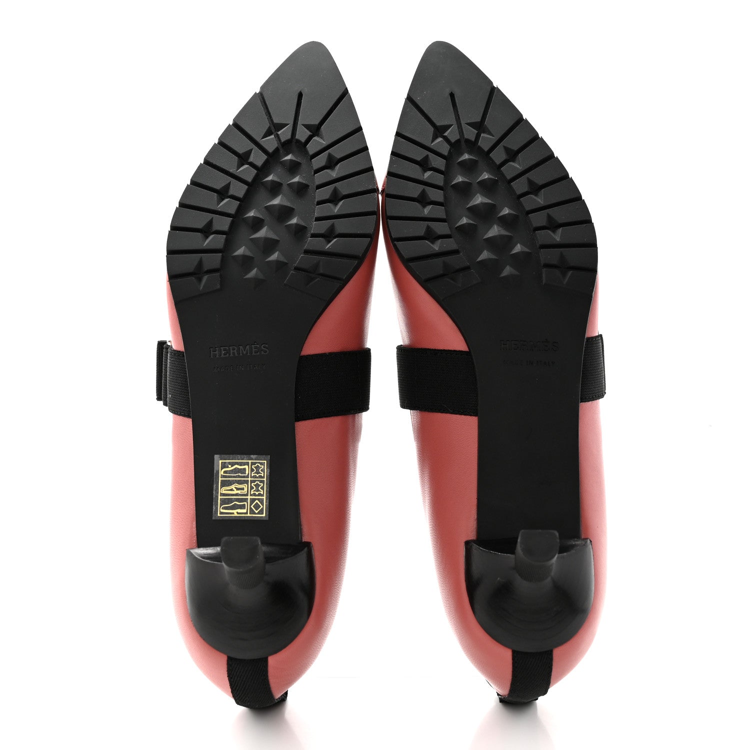 Hermes Nappa Elastic Mary Jane Pumps 37.5 5 of 9