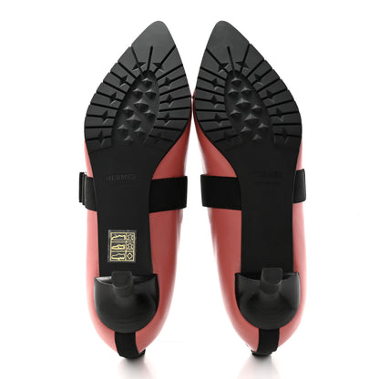 Hermes Nappa Elastic Mary Jane Pumps 37.5 5 of 9