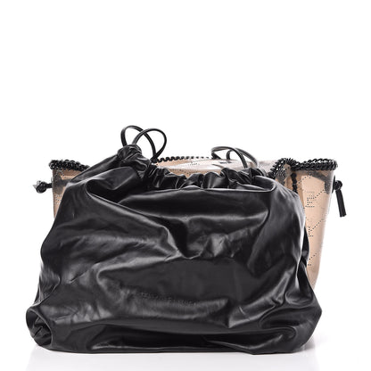 Stella McCartney PVC Monogram Falabella Reversible Tote Black 3 of 12