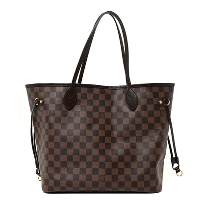 Louis Vuitton Damier Ebene Neo Neverfull MM Rose Ballerine 3 of 31