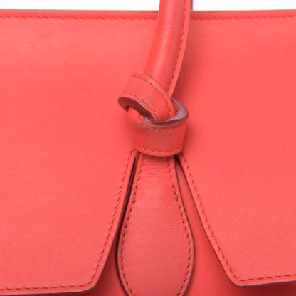 Celine Smooth Calfskin Mini Tie Knot Tote Alizarin 13 of 17