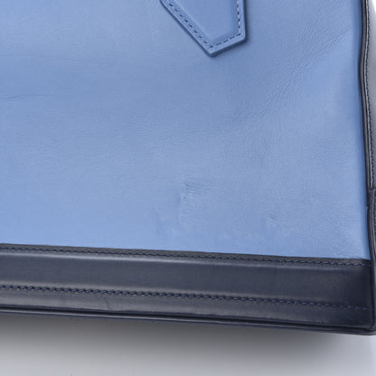 Louis Vuitton Box Calfskin Dora MM Tote Bleuet 12 of 14
