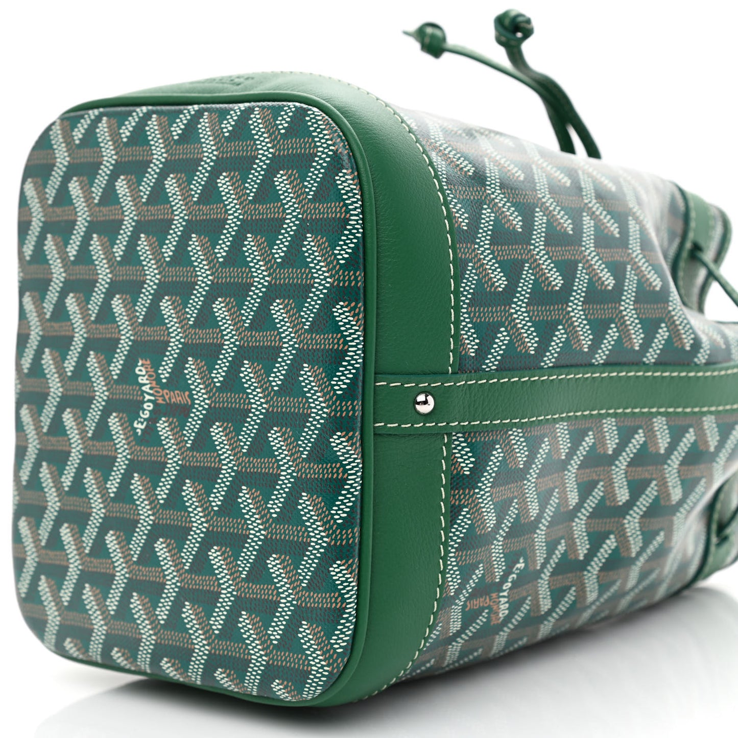 Goyardine Petit Flot Bucket Bag PM Green