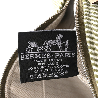Hermes Wool Small Bride-A-Brac H Natte Pouch Vert Foret 6 of 9