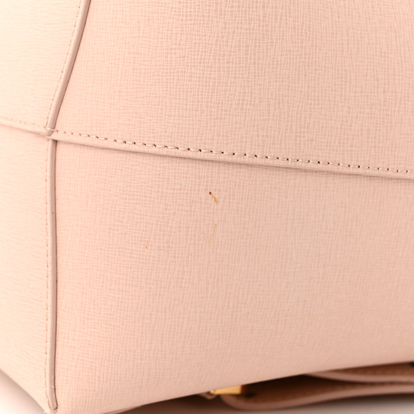 Grained Calfskin Mini Backpack Rosa
