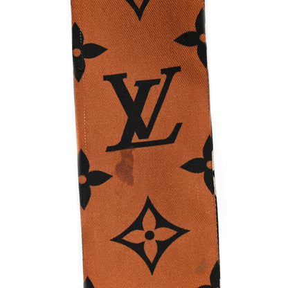 Louis Vuitton Silk Monogram LV Crafty Bi Color BB Bandeau Caramel Black 4 of 6