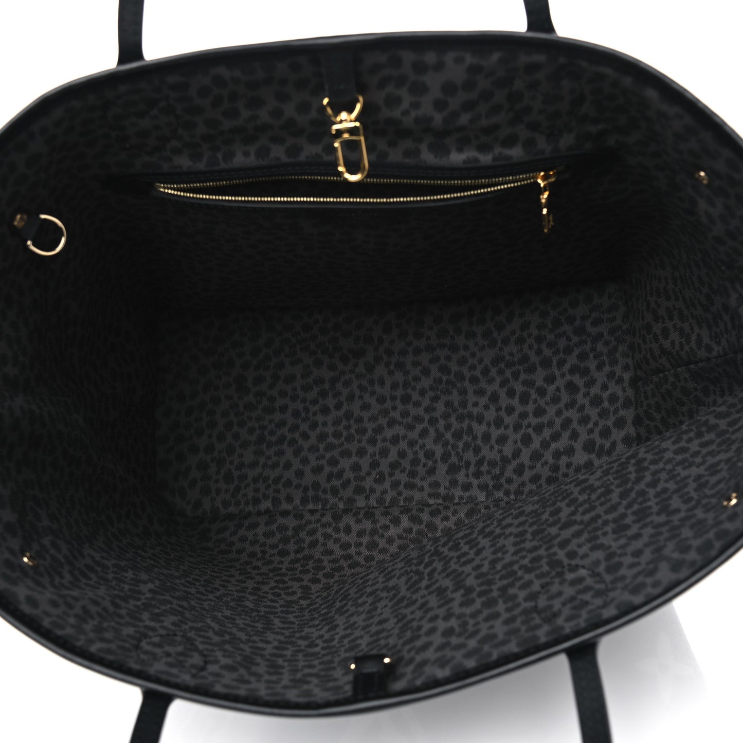 Monogram Giant Wild At Heart Neverfull MM Black