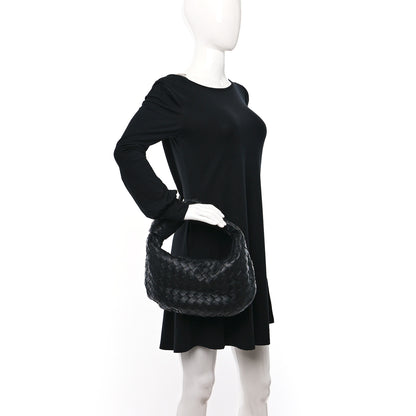 Bottega Veneta Nappa Intrecciato Teen Jodie Hobo Black 2 of 8