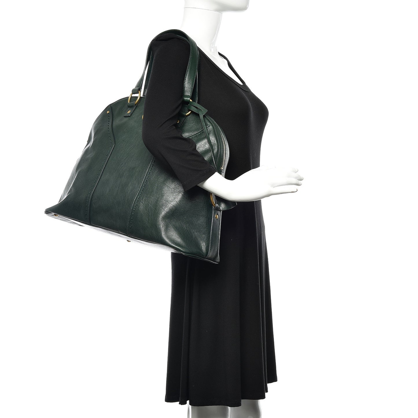 Calfskin Oversized Muse Green