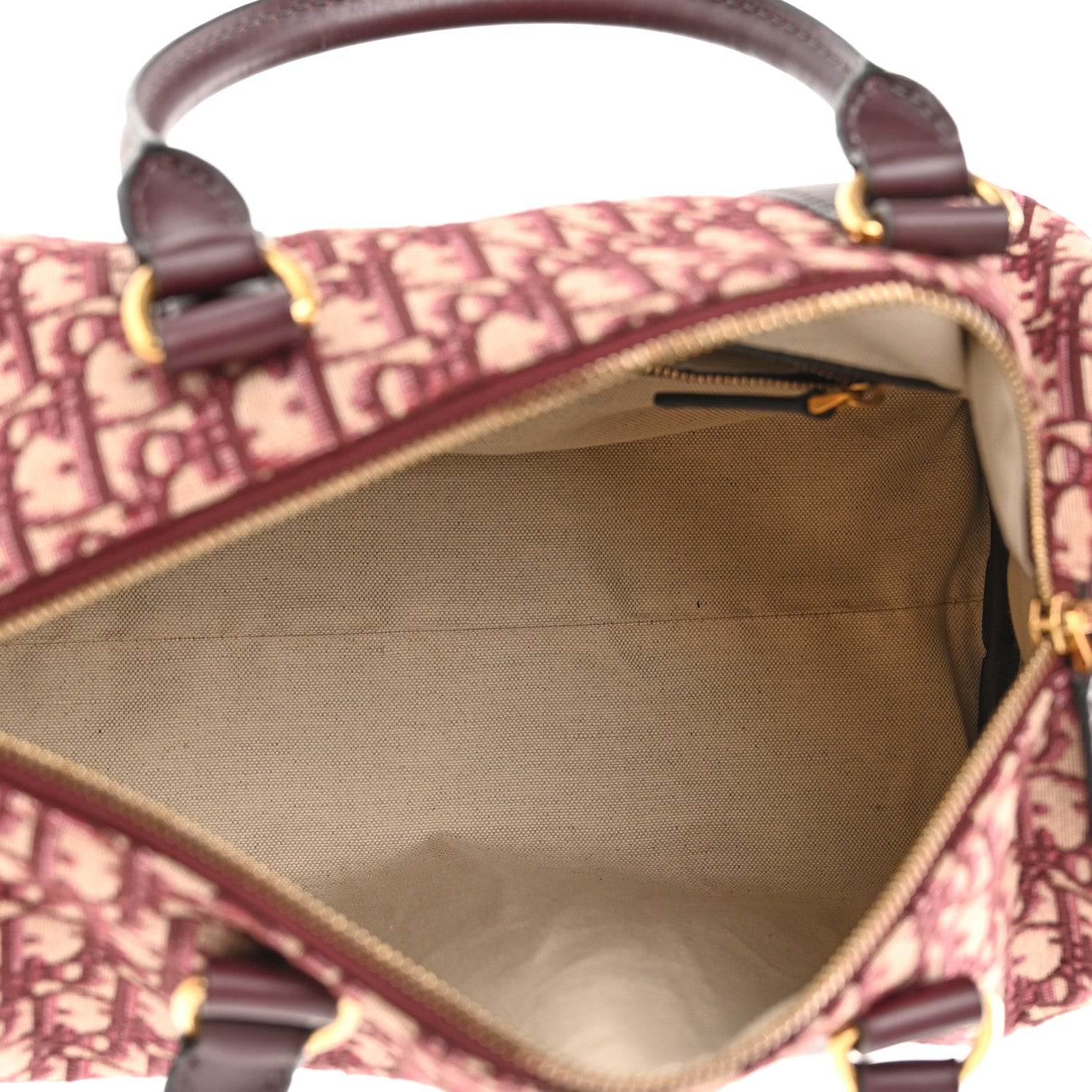 Christian Dior Oblique Boston Bag Bordeaux 5 of 11