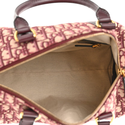 Christian Dior Oblique Boston Bag Bordeaux 5 of 11