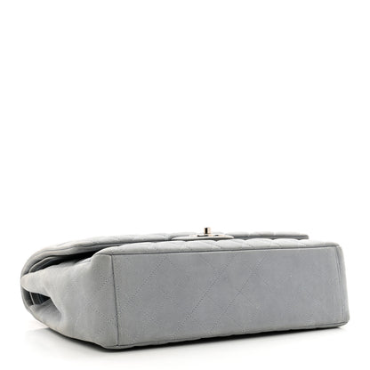 Chanel Iridescent Caviar Quilted Maxi Double Flap Grey 4 of 11